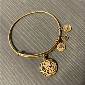 Gold Alex and Ani Bracelet